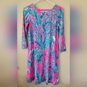 Lilly Pulitzer Ophelia Dress Mandevilla Pink Talk Story to Me